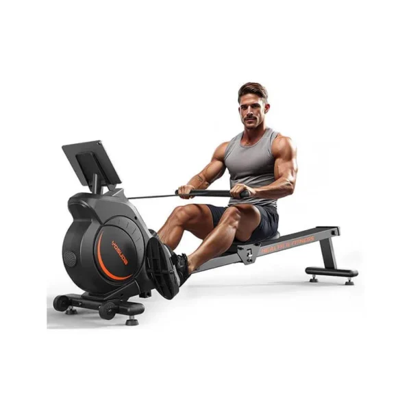YOSUDA Magnetic/Water Rowing Machine 350 LB Weight Capacity – Foldable Rower for Home Use with Bluetooth, App Supported, Tablet Holder and Comfortable Seat Cushion